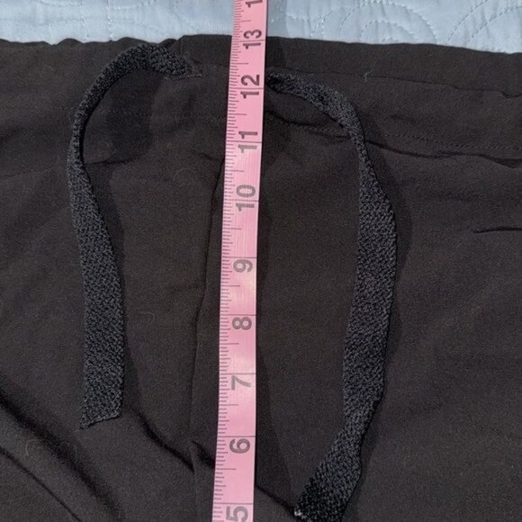 Ave By Medline Black Scrub Set L Unisex V-Neck Top & Elastic Waist Pants - Picture 14 of 15